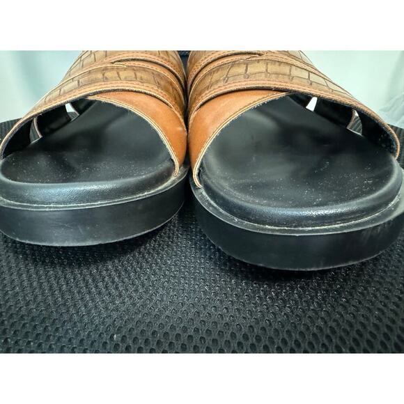 Stacy Adams 10m men’s croco embossed slides. - Picture 13 of 15